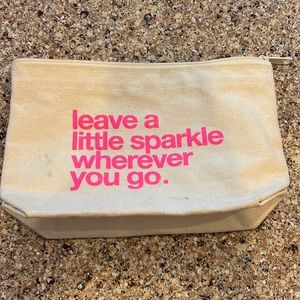 leave a little sparkle wherever you go bag